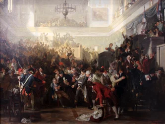 The Fall of Robespierre in the National Convention on July 27, 1794